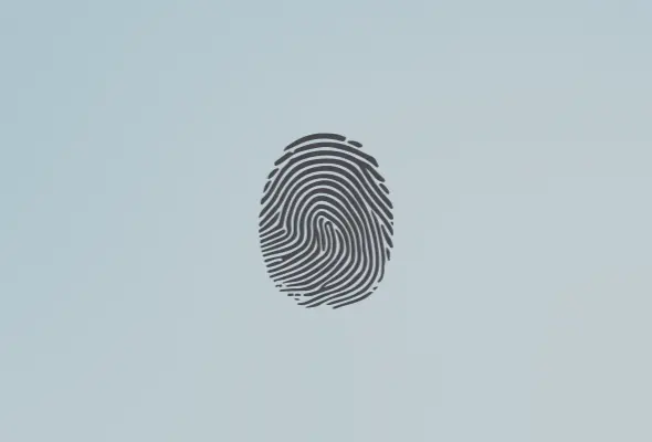 Empreinte digitale symbolisant une identité de marque claire et mémorable.