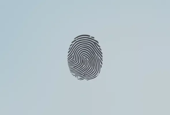 Empreinte digitale symbolisant une identité de marque claire et mémorable.